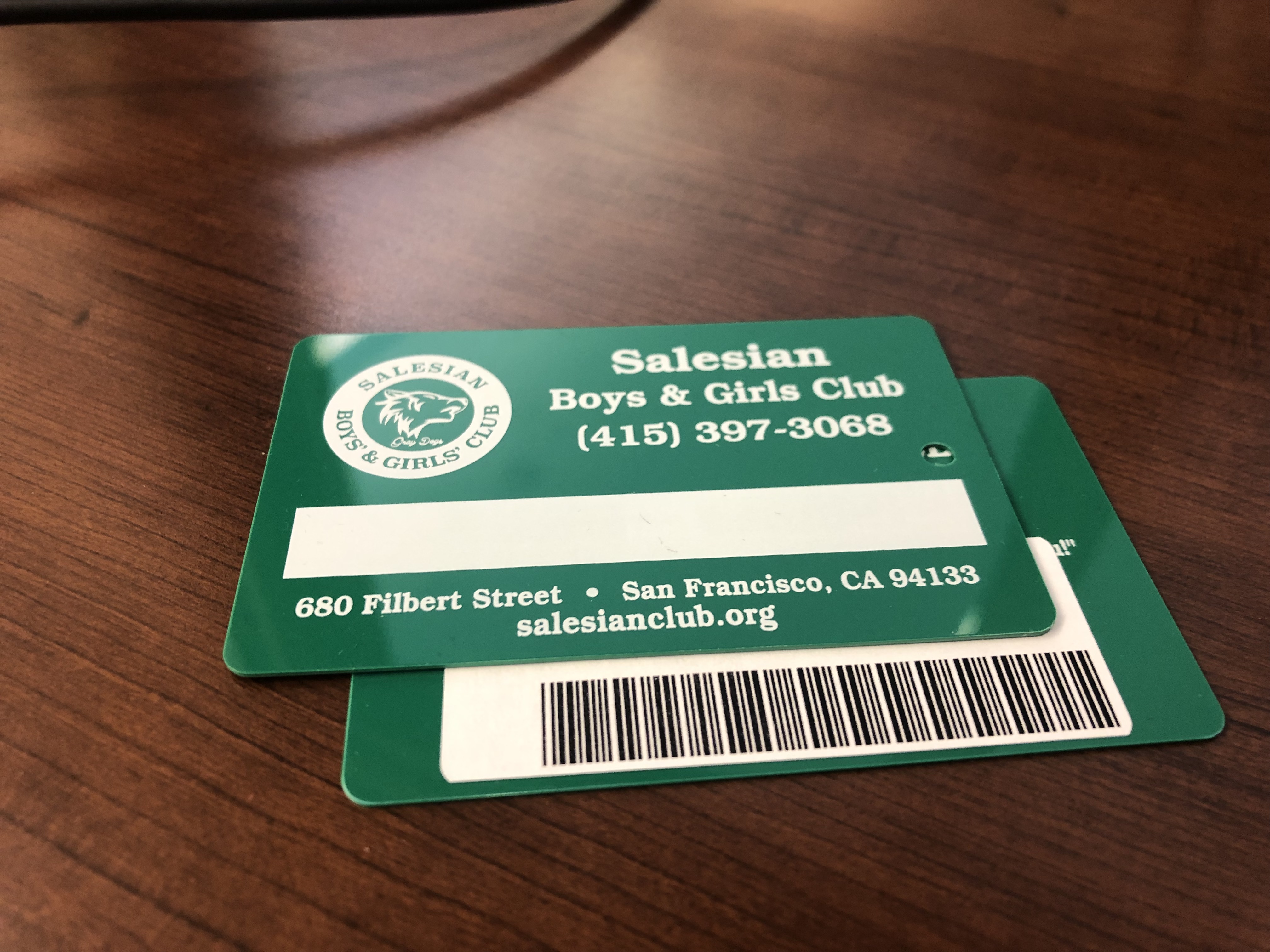 New Club Membership Cards