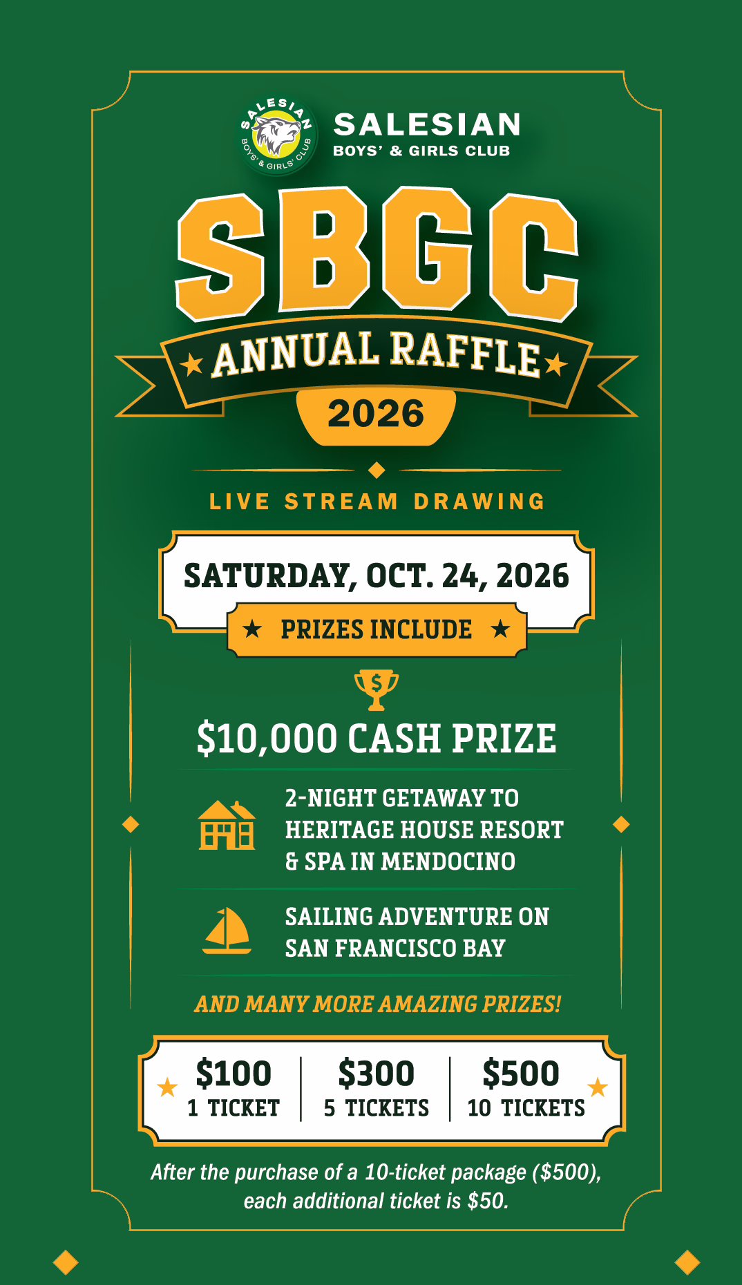 Win big. Support the Club.